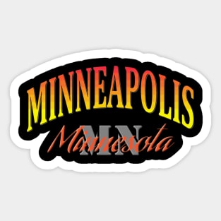 City Pride: Minneapolis, Minnesota Sticker